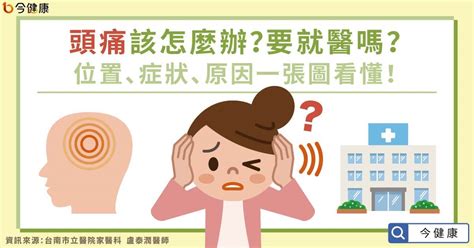 頭抽痛是什麼原因|頭痛該怎麼辦？要就醫嗎？位置、症狀、原因一張圖看。